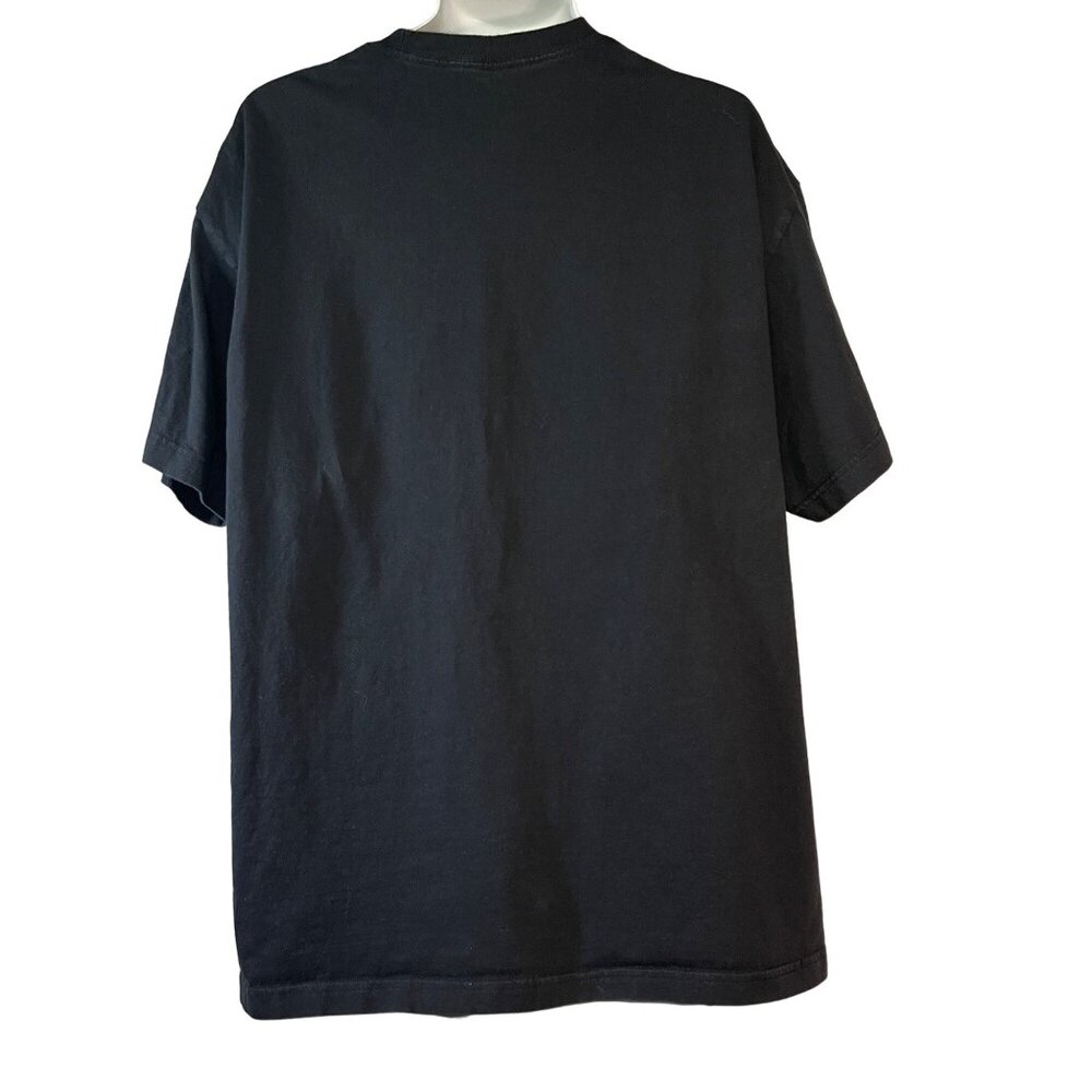 Alstyle Mens Graphic T-Shirt Black X-Large Cotton Casual Crewneck Pre-Owned - Picture 3 of 5